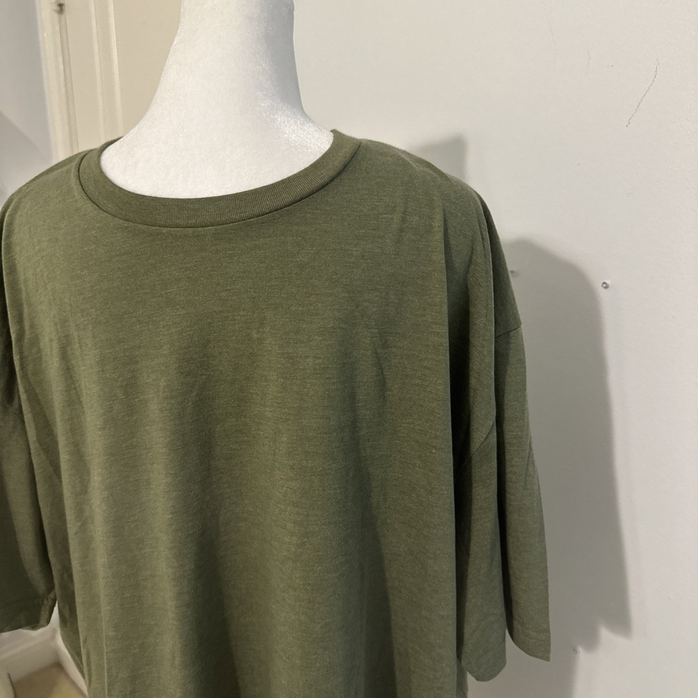 EUC Fresh Clean Tees Men's ARMY OLIVE GREEN Short Sleeve CREW T-Shirt XXL 2XL